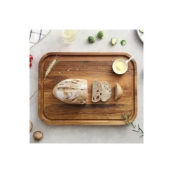 Planche à découper avec rigole teck Stolf 40 x 28 x 2,4 cm