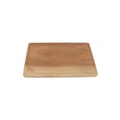 Planche à découper bois d'acajou 45 x 30 x 2,4 cm