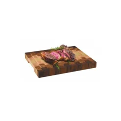 Planche à découper bois de bout multi bois 40 x 30 x 5 cm