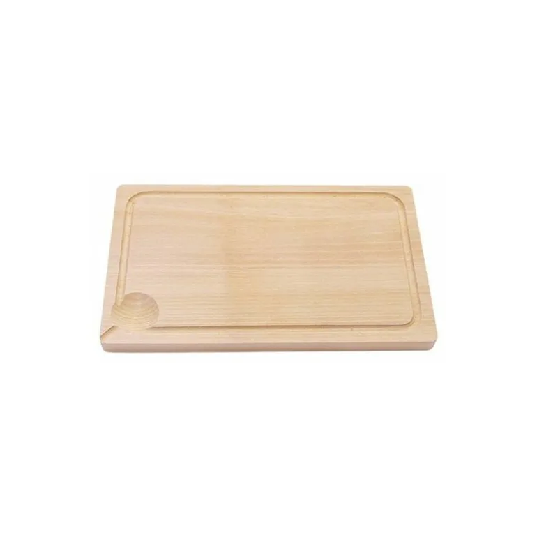 Planche à découper en bois de hêtre 45 x 30 x 2,4 cm