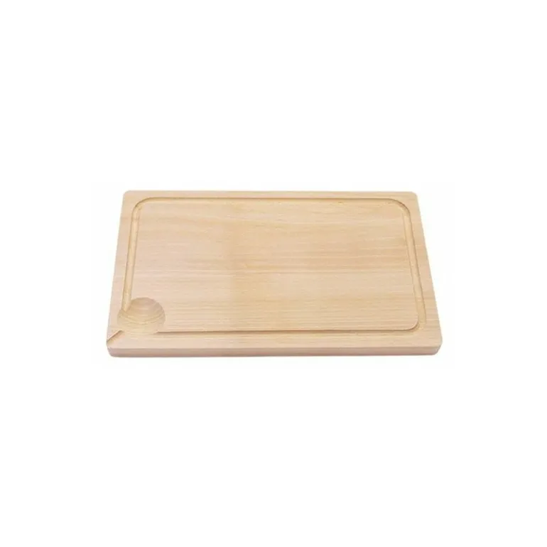 Planche à découper en bois de hêtre 40 x 24 x 1,8 cm
