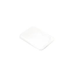Planche de découpe PEHD blanche à rigole