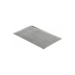 Plaque perforée à bords pincés 40 x 30 cm