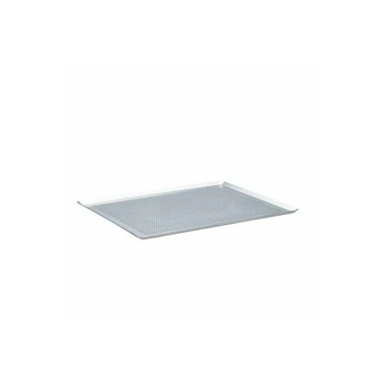 Plaque à pâtisserie perforée inox 40 x 30 cm