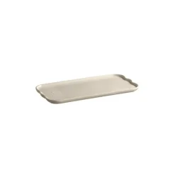 Plat à cake céramique collection Madeleine argile 31,5 cm