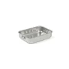 Plat à four inox nid d'abeille 35 x 26 x 7,5 cm