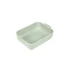 Plat à four rectangulaire céramique vert sauge Appolia 25 cm