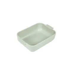 Plat à four rectangulaire céramique vert sauge Appolia 25 cm