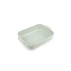 Plat à four rectangulaire céramique vert sauge Appolia 32 cm