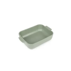 Plat à four rectangulaire céramique vert fougère Appolia 25 cm