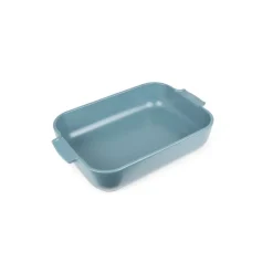 Plat à four rectangulaire céramique bleu céleste Appolia 36 cm