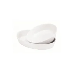 Plat ovale porcelaine 37,5 x 26,8 x 6,2 cm