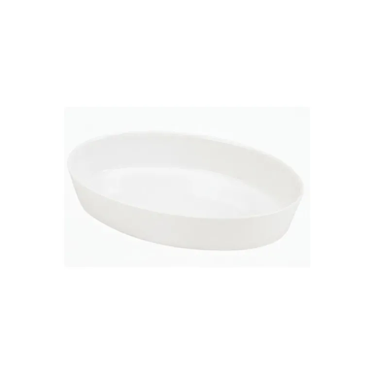Plat ovale porcelaine 37,5 x 26,8 x 6,2 cm
