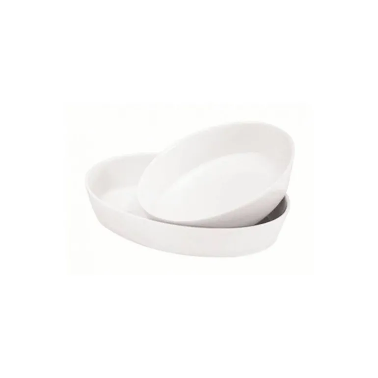 Plat ovale porcelaine 32 x 23 x 6 cm