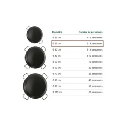 Plat à paëlla ø 26 cm