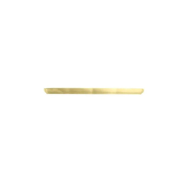 Plat rond céramique Madeleine jaune vanille ø 31 cm