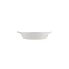 Plat à Welsh Marjolaine grès blanc 19 cm