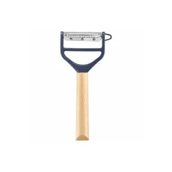 Éplucheur T-duo Opinel duo/julienne manche bois et bleu