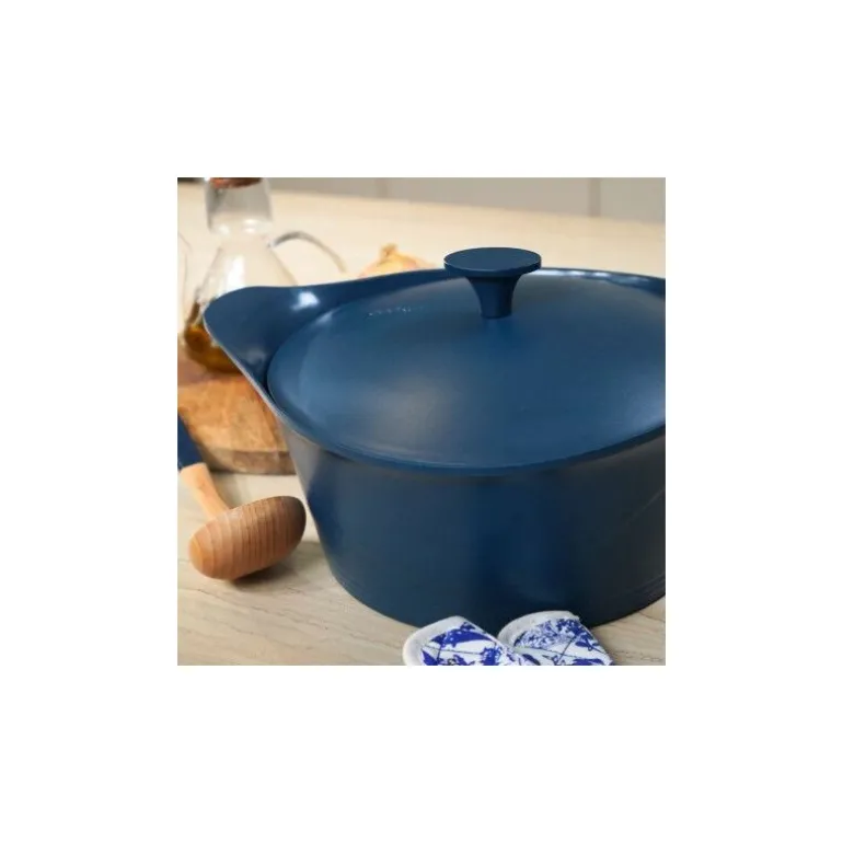 Poignée métal bleu myrtille pour Incroyable cocotte