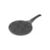 Poêle à blinis/pancakes fonte d'alu 7 empreintes