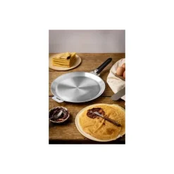 Poêle à crêpes inox Mutine amovible Ø 26 cm