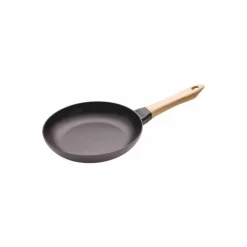 Poêle fonte manche bois ø 24 cm