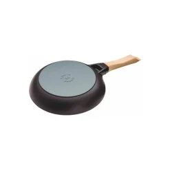 Poêle fonte manche bois ø 24 cm