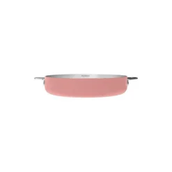 Poêle inox La Merveilleuse rose guimauve Ø 24 cm