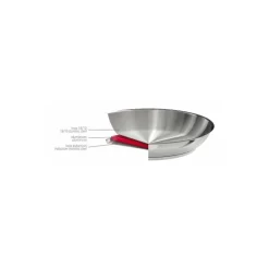 Poêle inox Mutine amovible ø 28 cm