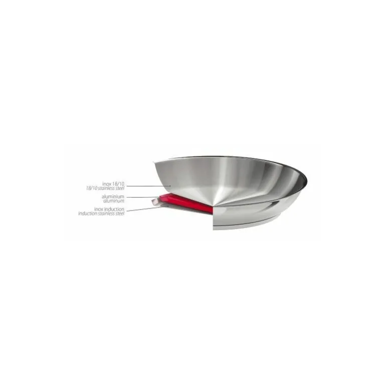 Poêle inox Mutine amovible ø 28 cm