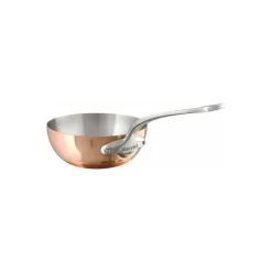 Poêle évasée bombée cuivre M150S, 24 cm