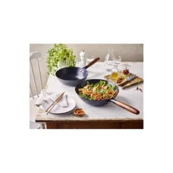 Poêle wok fer émaillé Mandala ø 24 cm