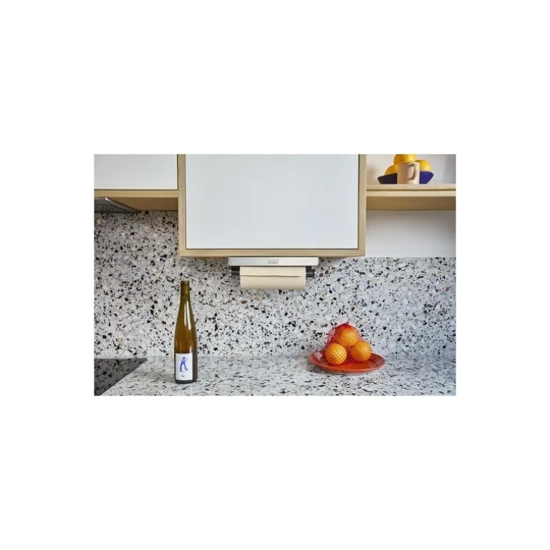 Porte rouleau essuie-tout Roll Grip inox à fixer