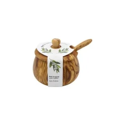Pot à sucre avec cuillère bois d'olivier