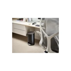 Poubelle à pédale Arc noir carbone 10 L