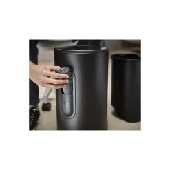 Poubelle à pédale Arc noir carbone 10 L