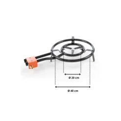 Réchaud gaz ø40cm