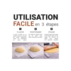 Règle à niveler pâtisserie aluminium 40 cm - par 6