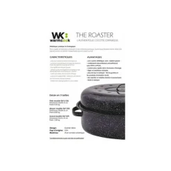 Roaster ovale couvert 33 cm
