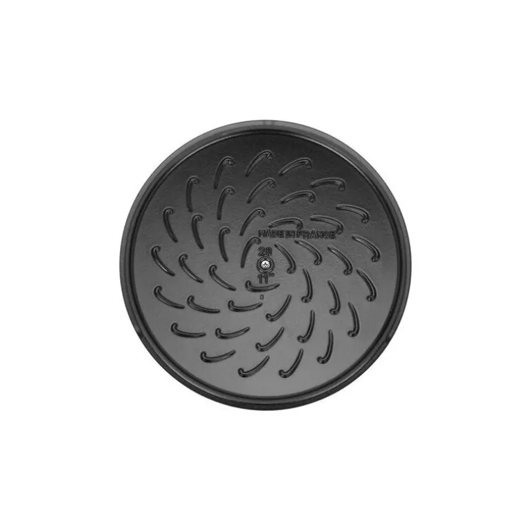 Sauteuse fonte Chistera avec couvercle noir mat Ø 24 cm