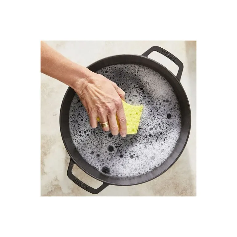 Sauteuse fonte Chistera avec couvercle noir mat Ø 24 cm