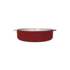 Sauteuse inox La Merveilleuse rouge passion ø 28 cm
