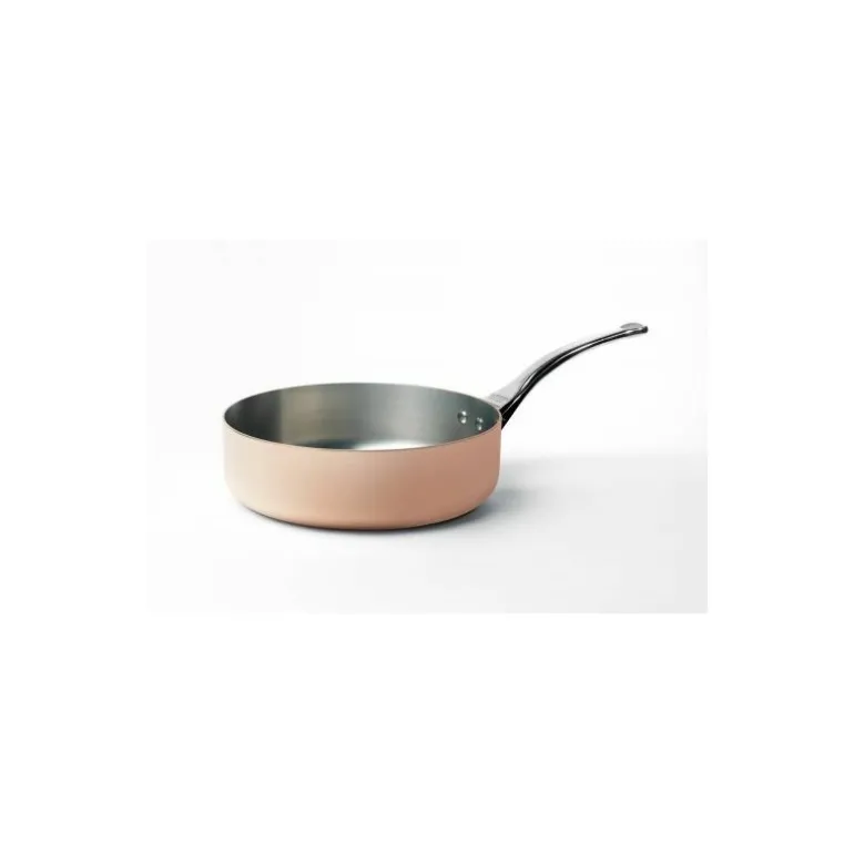 Sauteuse prima matera bords droits cuivre induction