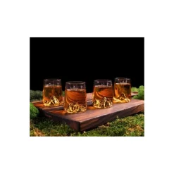 Set 4 verres shooters Topographic 6,5 cl