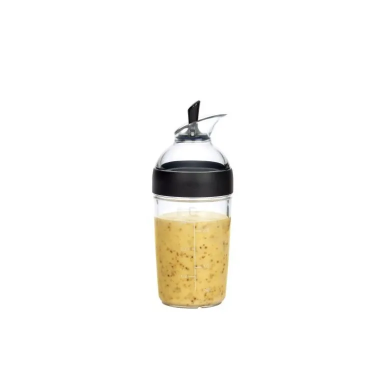 Shaker à vinaigrette noir 236 ml