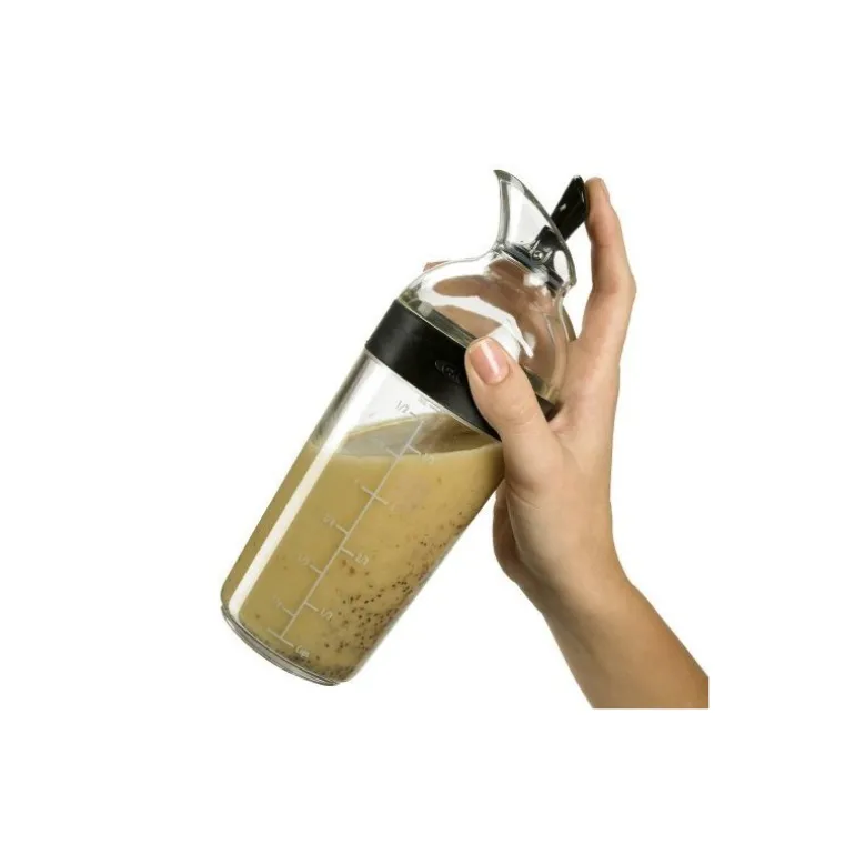 Shaker à vinaigrette noir 350 ml