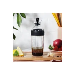 Shaker à vinaigrette noir 350 ml