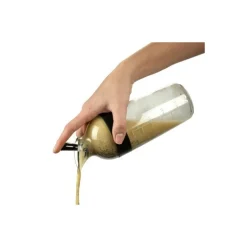 Shaker à vinaigrette noir 350 ml