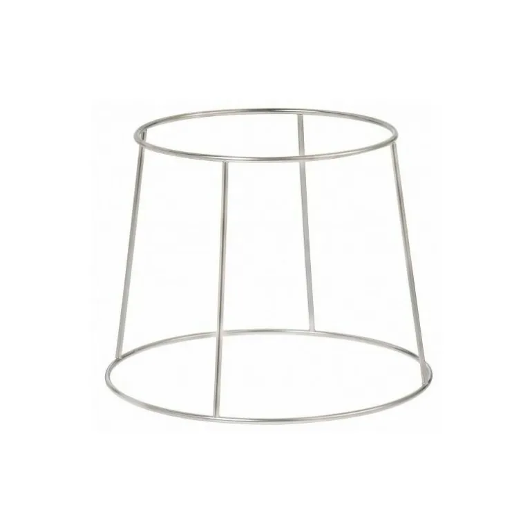 Support plateau fruits de mer chrome