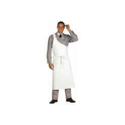 Tablier boucher blanc 130cm